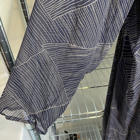 VTG Robbie Bee Gray Two Piece Sheer Dress Kimono Set Size 16W Special Occasion - Picture 10 of 15